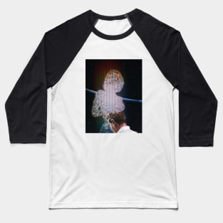 Glitched Goddess Baseball T-Shirt